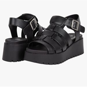 BRAND NEW SANDALS OPEN TOE FISHERMAN MULTI STRAP GLADIATOR PLATFORM SANDAL
